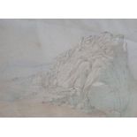 ex-Christies - Maxwell Ashby ARMFIELD (1882-1972) chalks & pencil "Formenter Road, Mallorca" ,