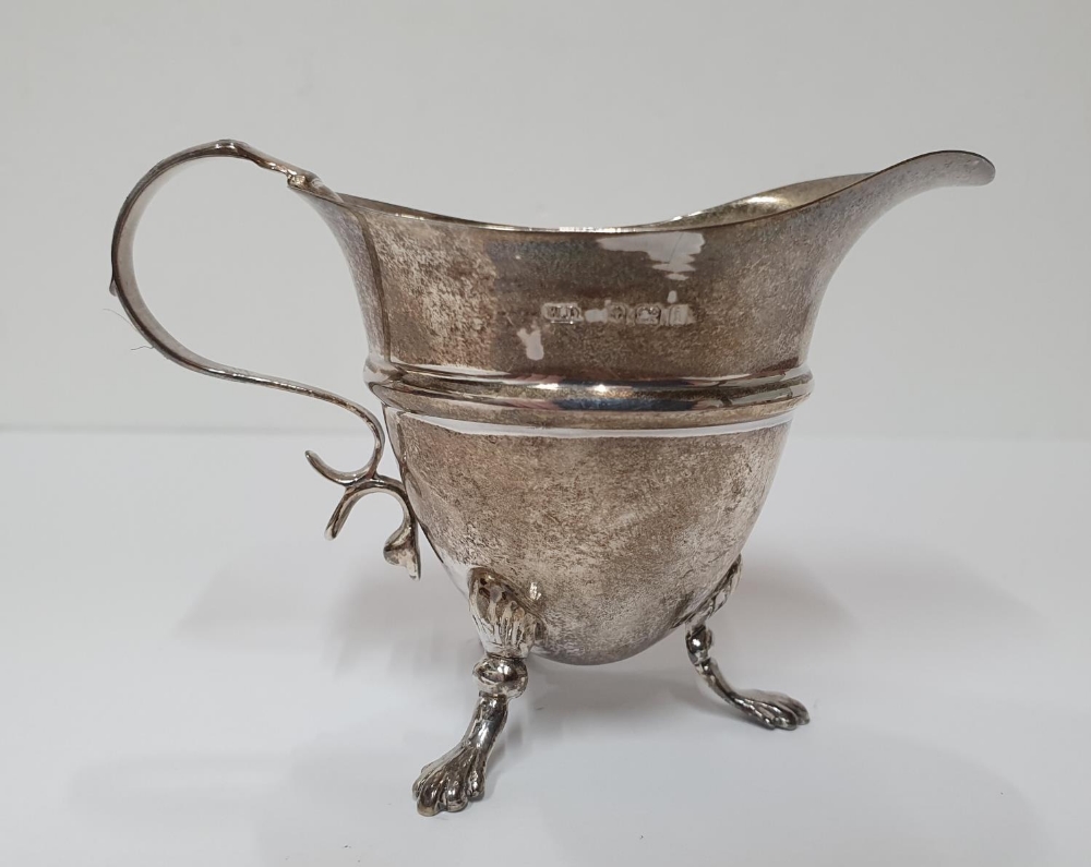 Small 1964 Birmingham silver cream jug, 50 grams