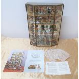 Franklin Mint 1980s "The woodland miniatures" by Elfie Harris in lovely collectors case & with