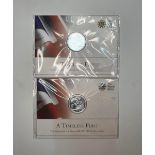 2, Royal Mint 2013 "A timeless first" £20 silver coins, all in original packaging (2)