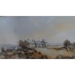 Geoff Bartlett (born 1934) watercolour "Acton village, Dorset", signed, framed and glazed, The w/c
