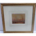 Frederick Edward Joseph GOFF (1855-1931) watercolour "Houses of Parliament", signed, frame The w/c