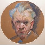 Pastel portrait of a man, circle of Arthur Spooner, unsigned, framed, The portrait measures 22 cm in