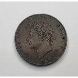 Rare, George IV 1827 penny (VF)