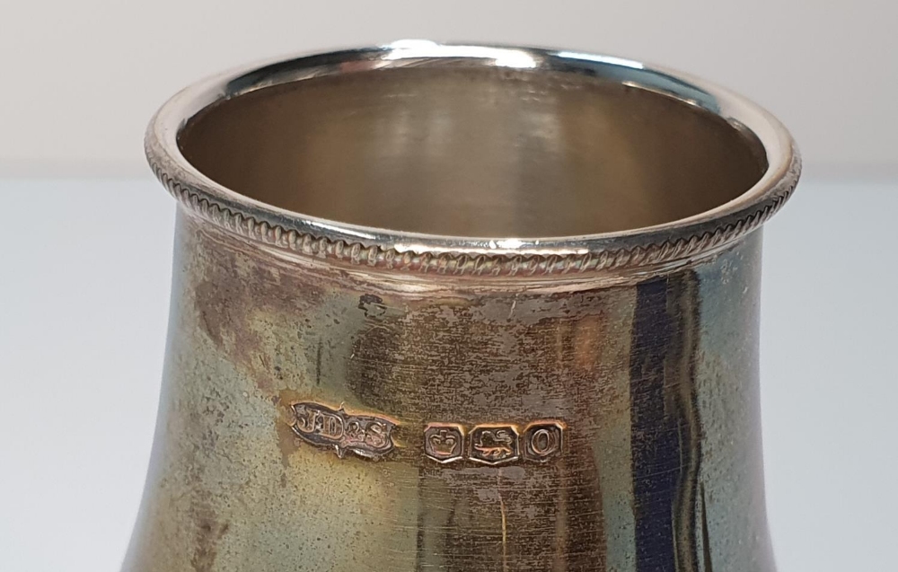 Antique silver sugar shaker, 15 cm high - Image 3 of 3