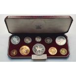 1953 Royal Mint British coin set in its original case