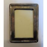 Edwardian silver fronted photo frame,