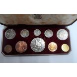 Cased, Royal Mint 1953 Queen Elizabeth II Coronation Pre Decimal Coin Set