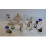 Collection of various 20thC perfume bottles (13)