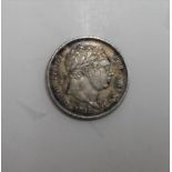 George III 1816 silver shilling