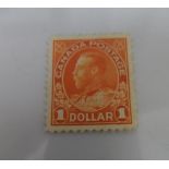 George V 1922 $1 orange unused (SG 255)