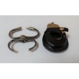 1 pair of Smith & Wesson police handcuffs together with an older pair of police handcuffs (2)