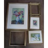 Small collection of prints and frames (5)