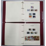 QEII 1971 to 1994 over 2 albums with approx 160 unmounted mint sets