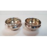 Pair of Silver salts, Birmingham 1912, approx 27 grams (2)