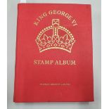 Stanley Gibbons King George VI album of Commonwealth stamps to include high value & complete sets