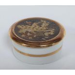 The art of Chokin, 24ct gold edged Japanese trinket box