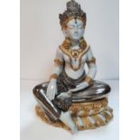 San Marco (Italy), large porcelain figure of a Hindu Goddess, 50 cm tall, The piece is in fine