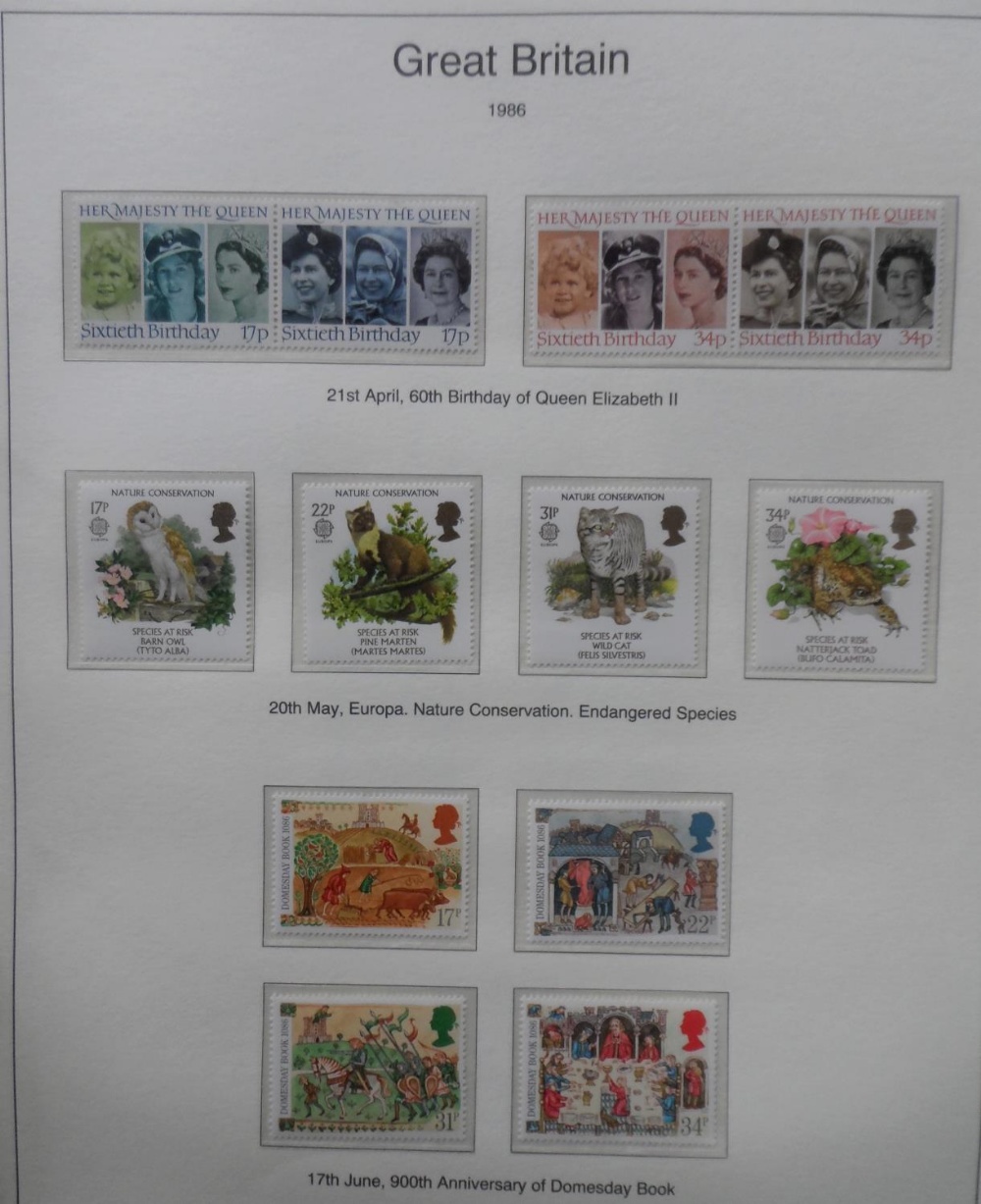 QEII 1971 to 1994 over 2 albums with approx 160 unmounted mint sets - Image 10 of 12