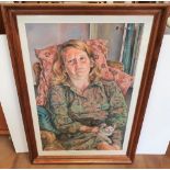 Shirley STOPFORD-TAYLOR (1935-2017) 1983 pastel portrait of the artist Joyce Bell, signed, dated &