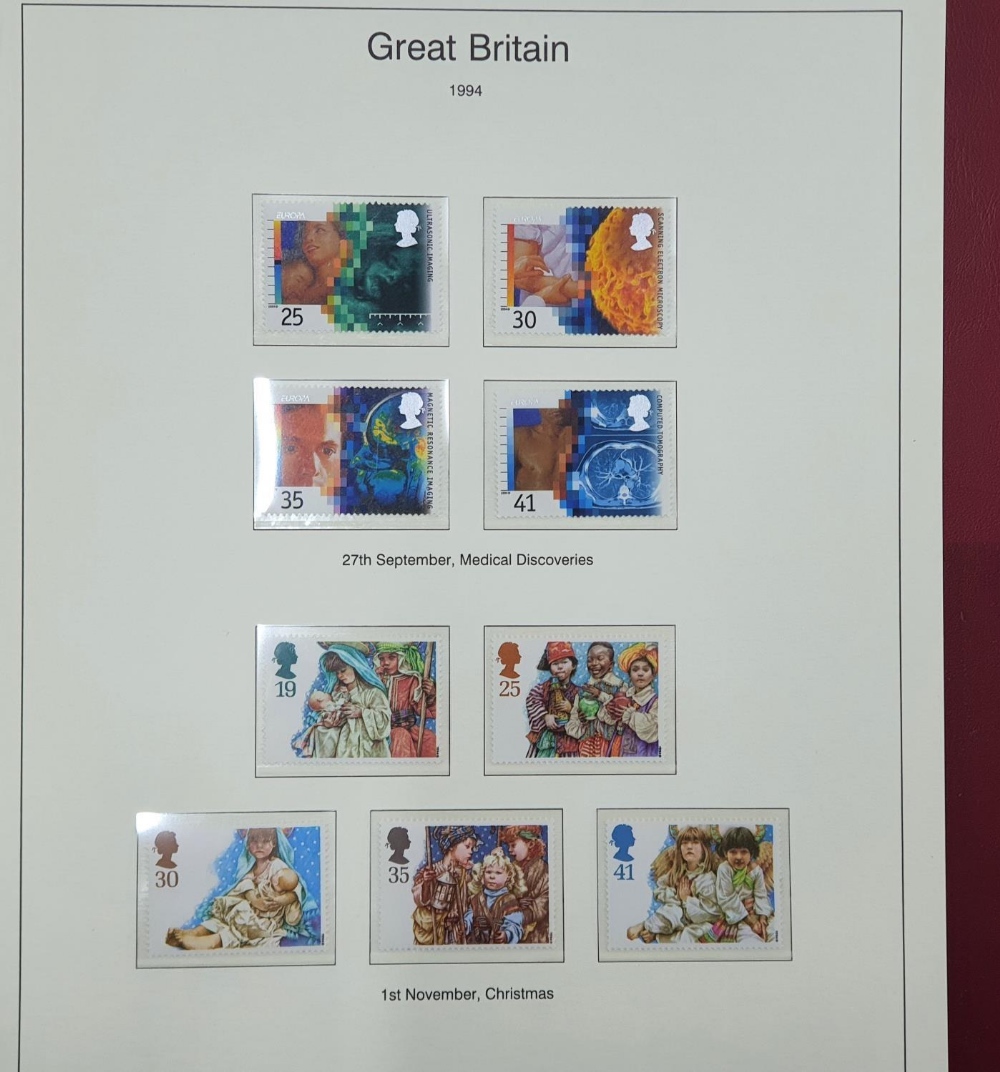 QEII 1971 to 1994 over 2 albums with approx 160 unmounted mint sets - Image 3 of 12