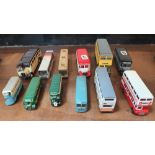 Collection of twelve CORGI buses/coaches (12)