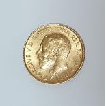 George V 1911 half sovereign (VF)