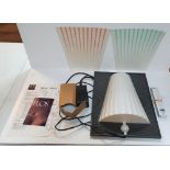 Modern boxed "Flos" wall light complete with additional glass etc