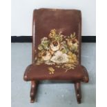 Victorian laid-back nursing chair (rocking chair),