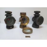 Three old carriage lamps including 2 by Kingsown of Birmingham (3)
