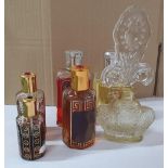 Collection of mainly middle-eastern perfume bottles and oils (6)