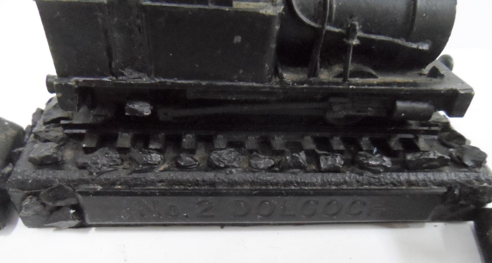 Collection of 10 smaller models of steam trains made from British coal (10) - Image 5 of 6