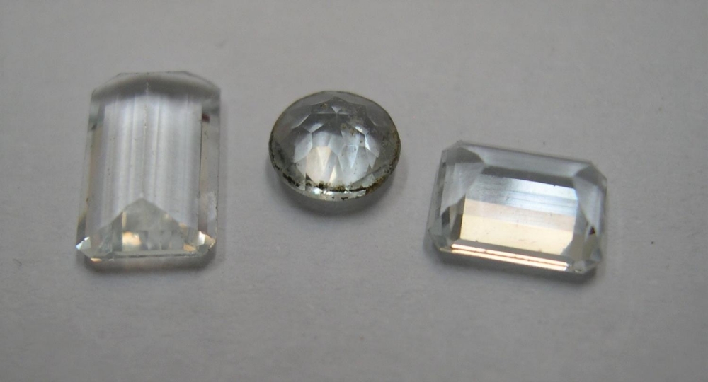 9 aquamarine, various cuts, approx 10.5ct - Image 2 of 2