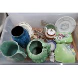 Good collection of various ceramic items by differing potteries including Beswick, Poole, Wade &