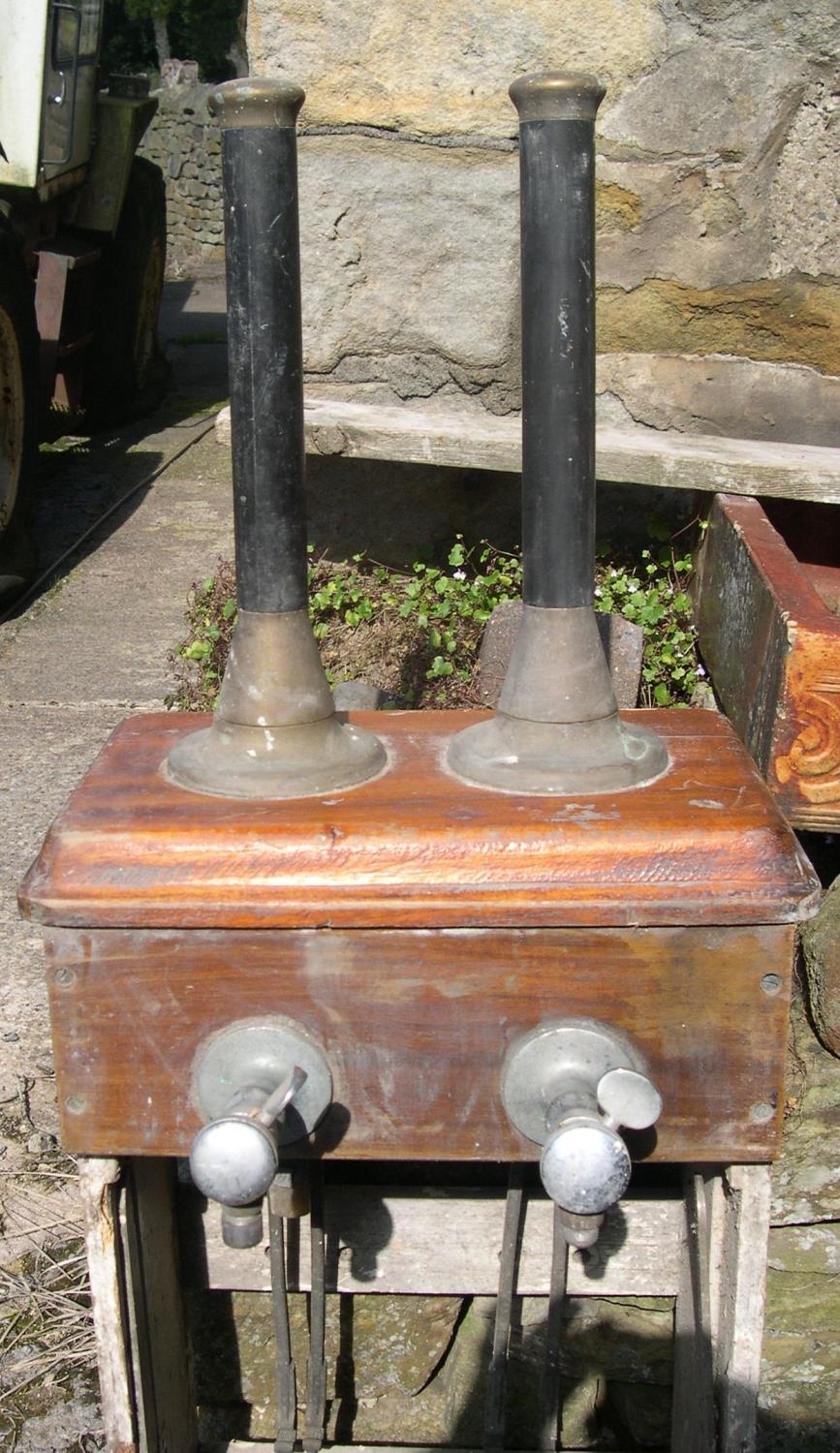 Pair of vintage beer pumps 140cm high - Image 2 of 3