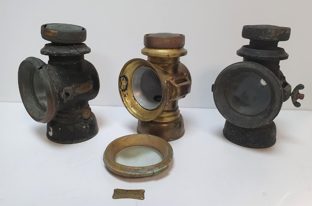 Three old carriage lamps including 2 by Kingsown of Birmingham (3) - Image 2 of 6