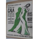Southwick 1949 full-length period copy of a French poster, unframed, 63 x 48 cm