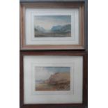 Two late Victorian watercolours, 1 "Head of Loch Shiel" by J B Harrison, both framed (2)