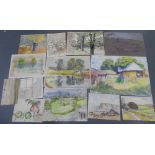 Harry TOOTHILL (1917-2001), collection of 13 good quality unframed watercolours (13)