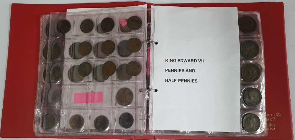 Coin album fill with British coinage, Victorian to Edwardian coins (Qty) - Image 3 of 6
