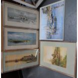 Collection of five good quality framed prints (5)