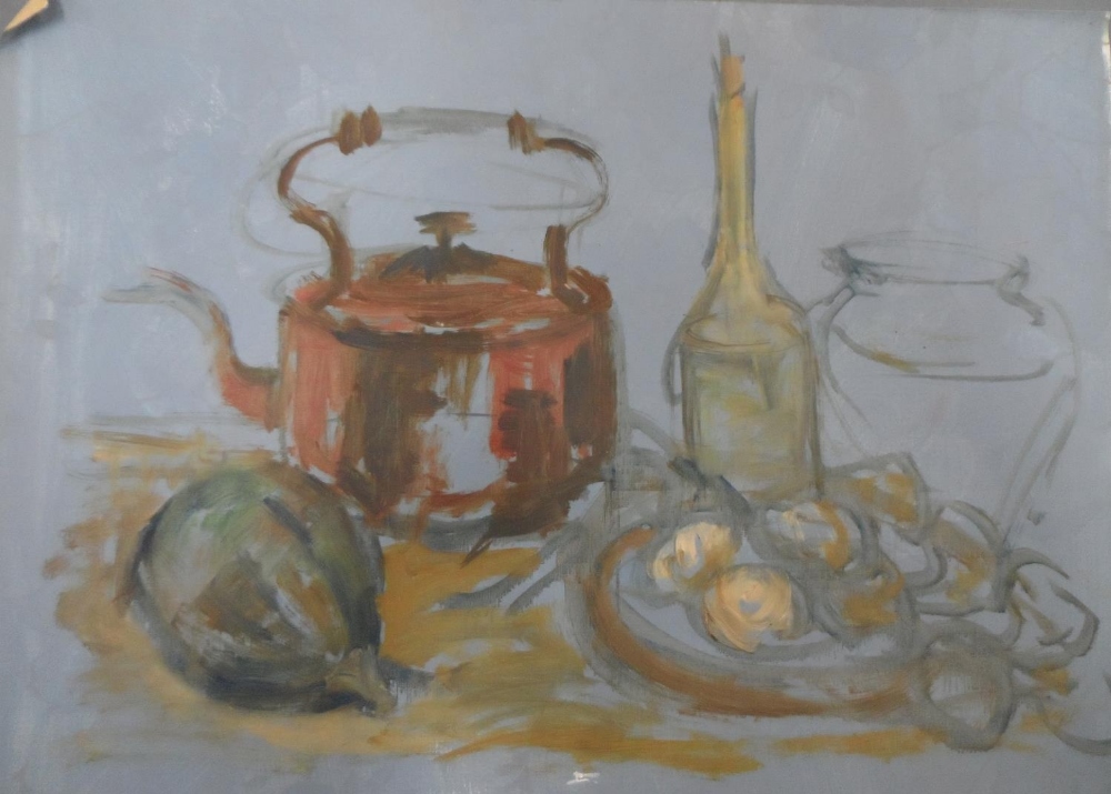 Harry TOOTHILL (Brighton 1917-2001), 3 unframed oil sketches (3) - Image 3 of 4