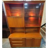 Retro illuminating cabinet (1) 170 x 121 x 47cm