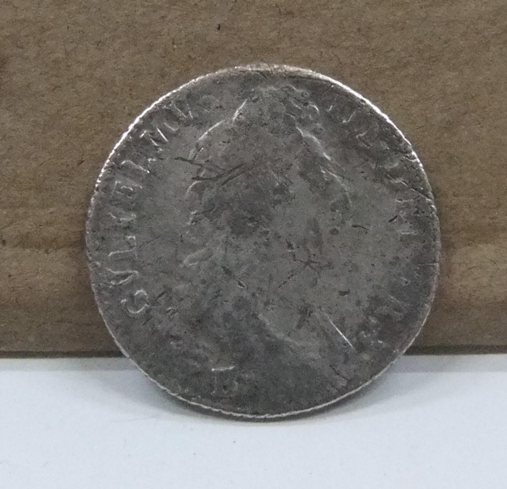 William III (1688-1702) 1697 shilling, Bristol mint