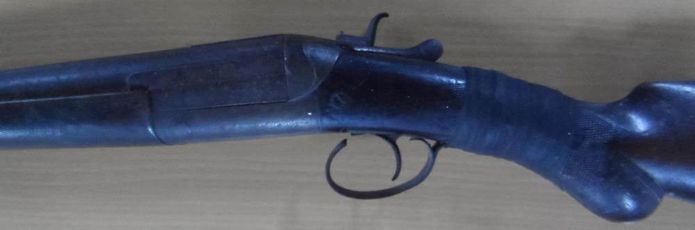 19thC flintlock wide bore rifle (a/f), 114 cm long - Image 2 of 5