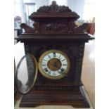 Ansonia Clock Co Eight Day Syria Mantel Clock with key