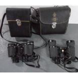 Pair of Tasco 8 x 40 cased binoculars together with another vintage pair of 8 x 30 cased