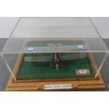 Cased model of a WW1 RAF bi-plane