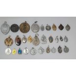 Large collection of religious pendants, many originating from Ireland (Qty)