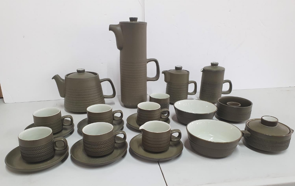 Quantity of vintage, dark green Denby stoneware (Qty) - Image 3 of 4